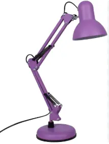 LAMPARA MESA 813 MORADA