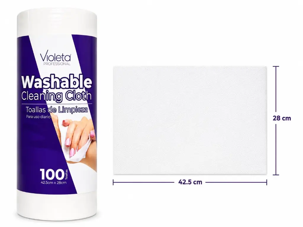 TOALLA ROLLO X100 VIOLETA 